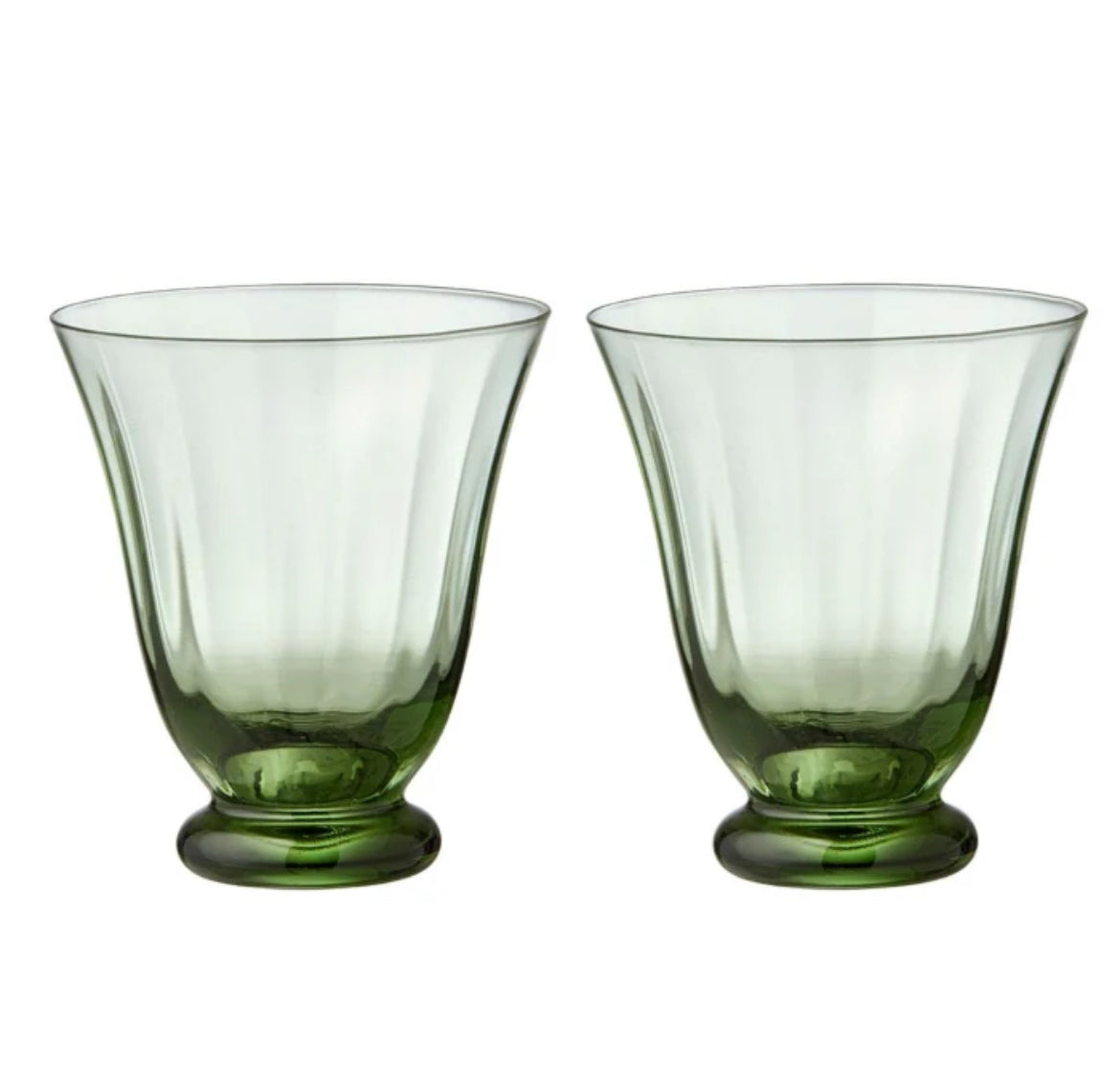 Drinking Glass, Sage - THE BRISTOL ARTISAN