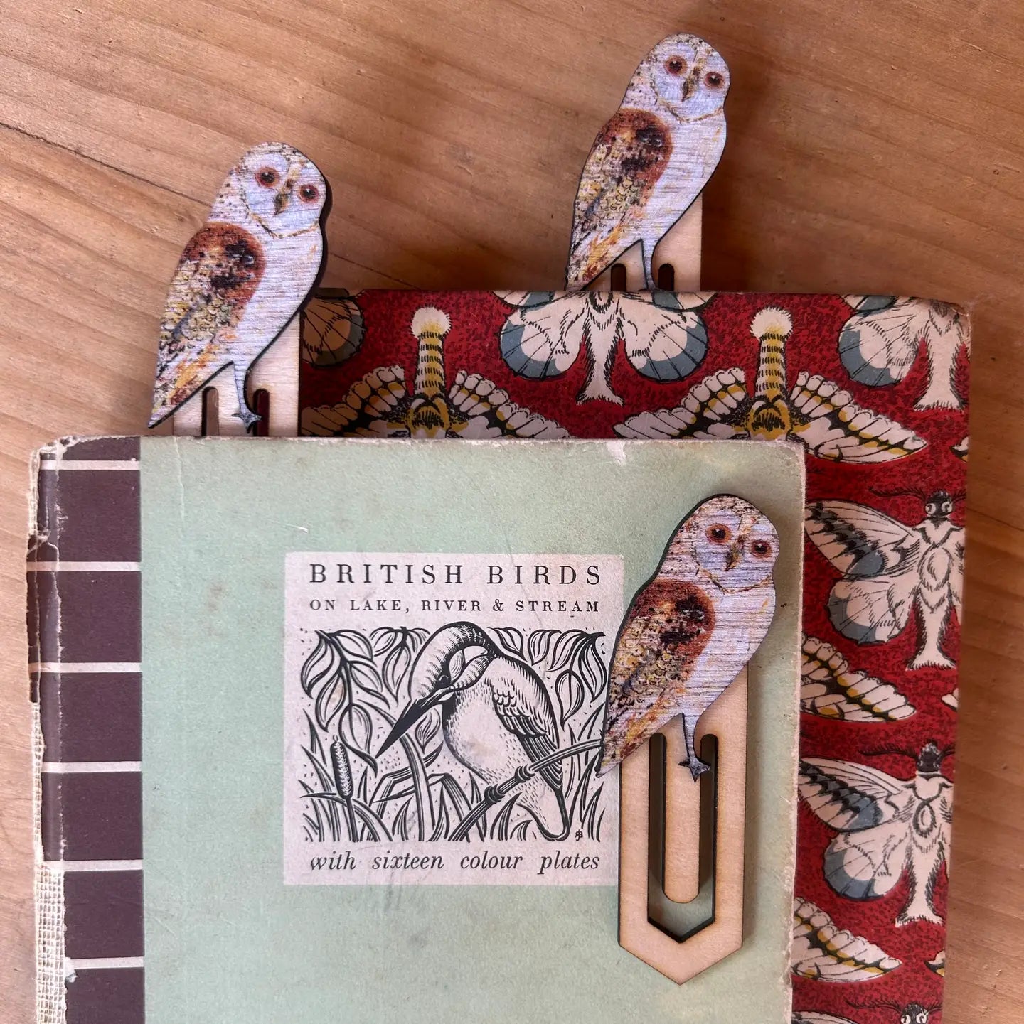 Barn Owl Sustainable Birch Paperclip Bookmark - THE BRISTOL ARTISAN