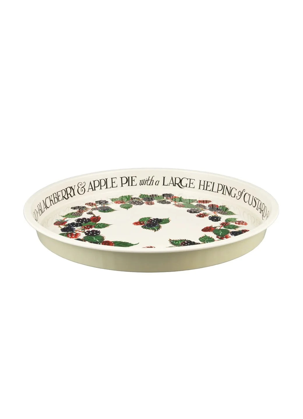 Blackberry round Tin Tray - THE BRISTOL ARTISAN