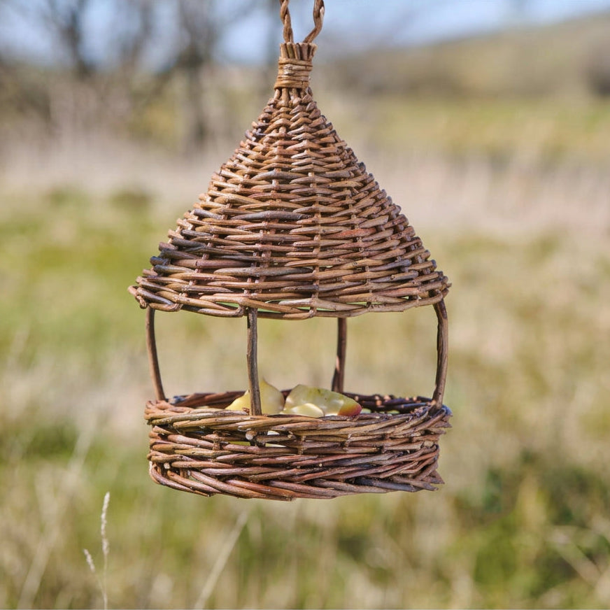 Braided Willow Bird Feeder - THE BRISTOL ARTISAN
