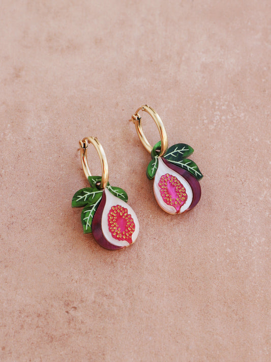 Fig Hoops by Wolf and Moon - THE BRISTOL ARTISAN