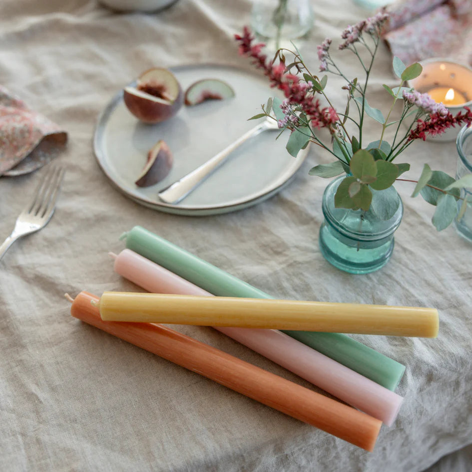 Dinner candle - Terracotta - THE BRISTOL ARTISAN