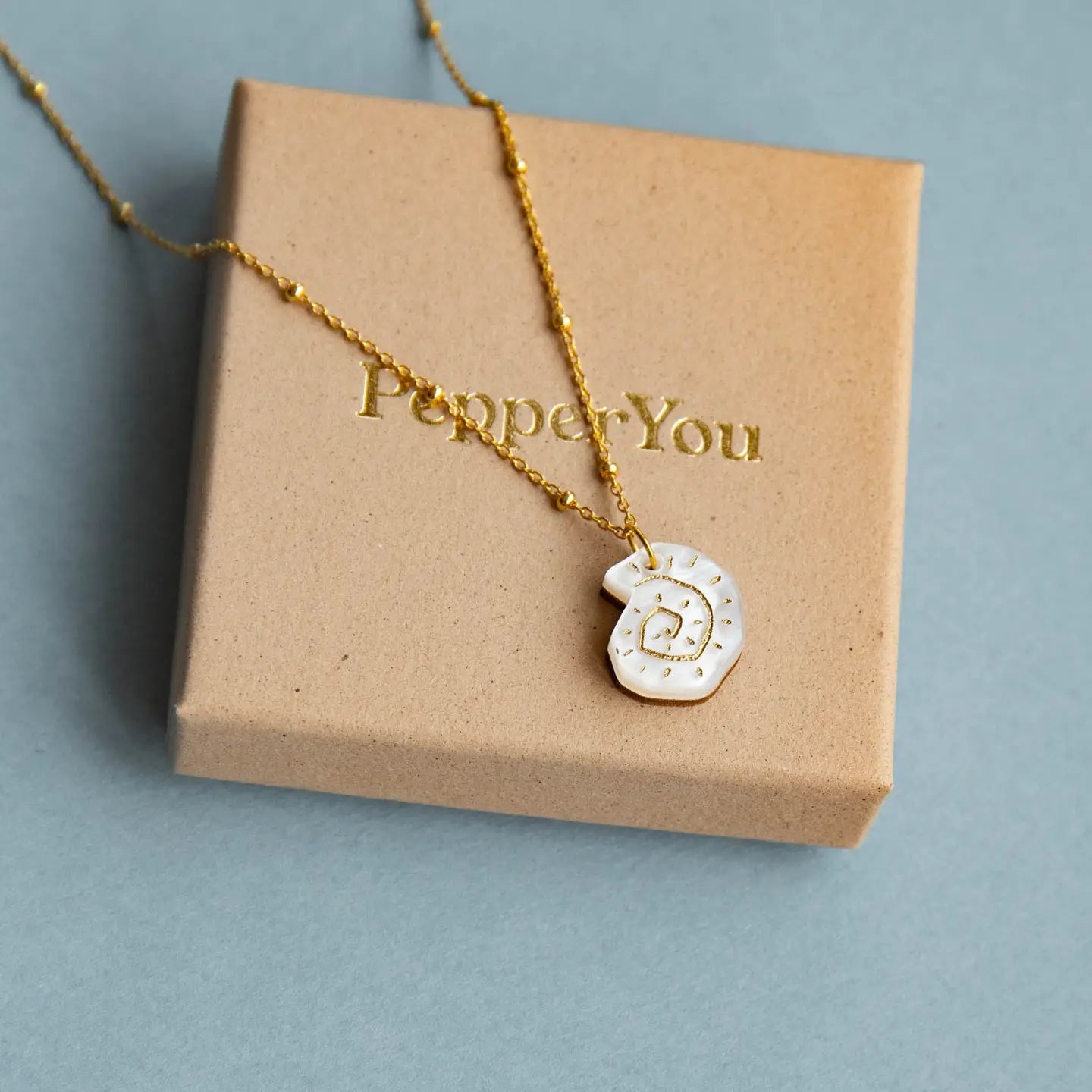 Pearly White Shell Necklace - THE BRISTOL ARTISAN