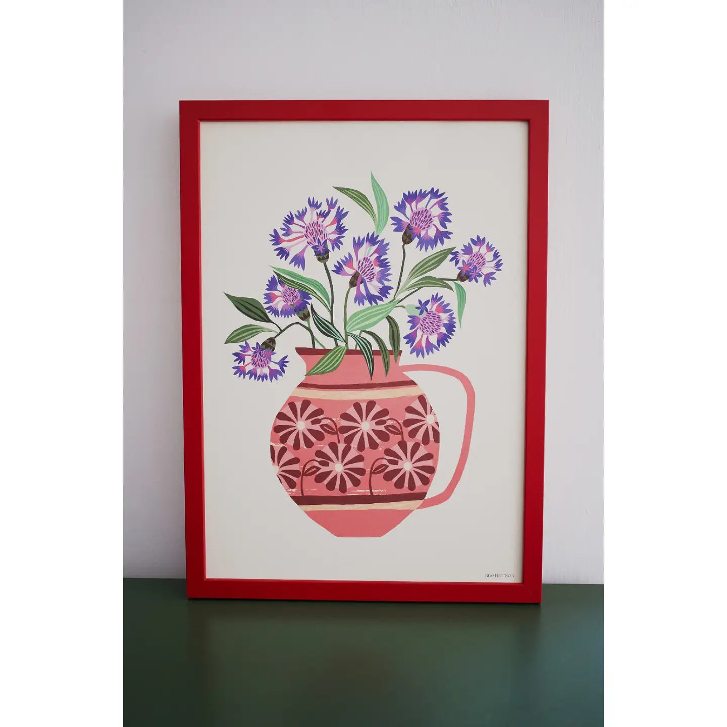 Brie Harrison Cornflowers A4 Print - THE BRISTOL ARTISAN