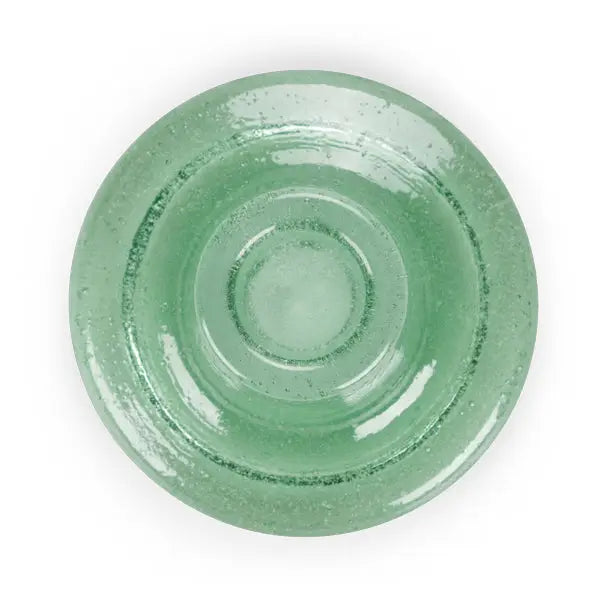 Jade Glass Candle Holder