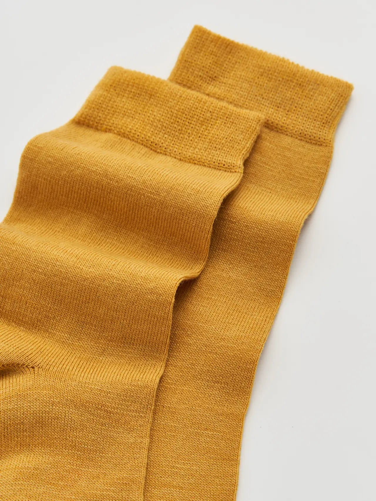 Golden Yellow Merino Socks