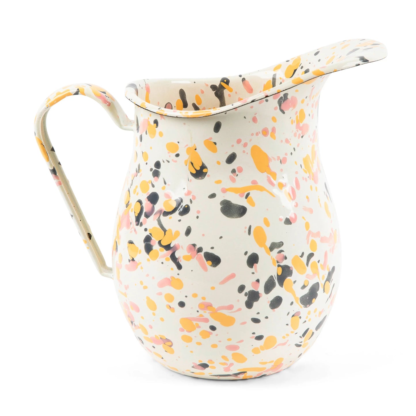 Sunset Splatterware Enamel Pitcher Jug