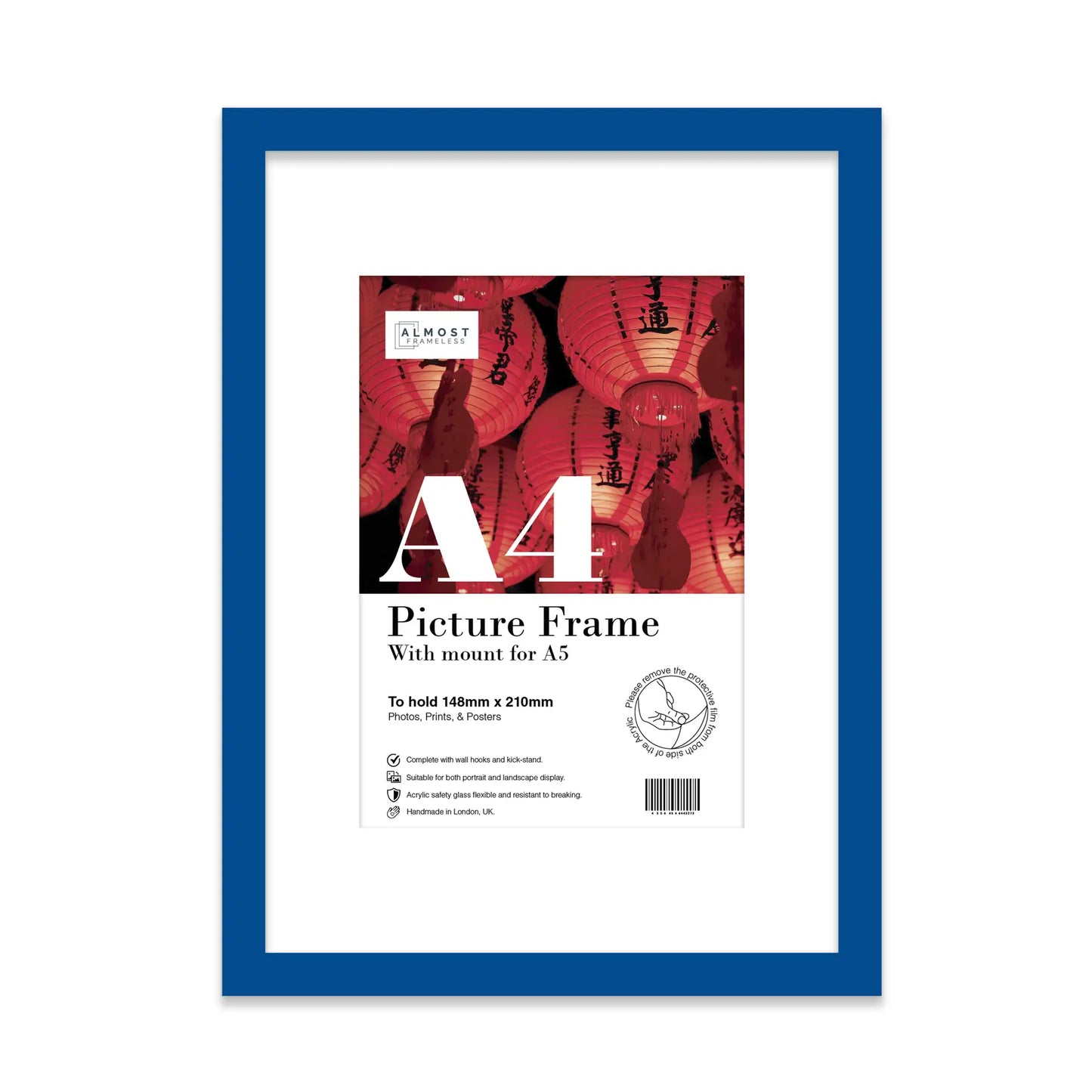 A4 Picture Frame - Dark Blue