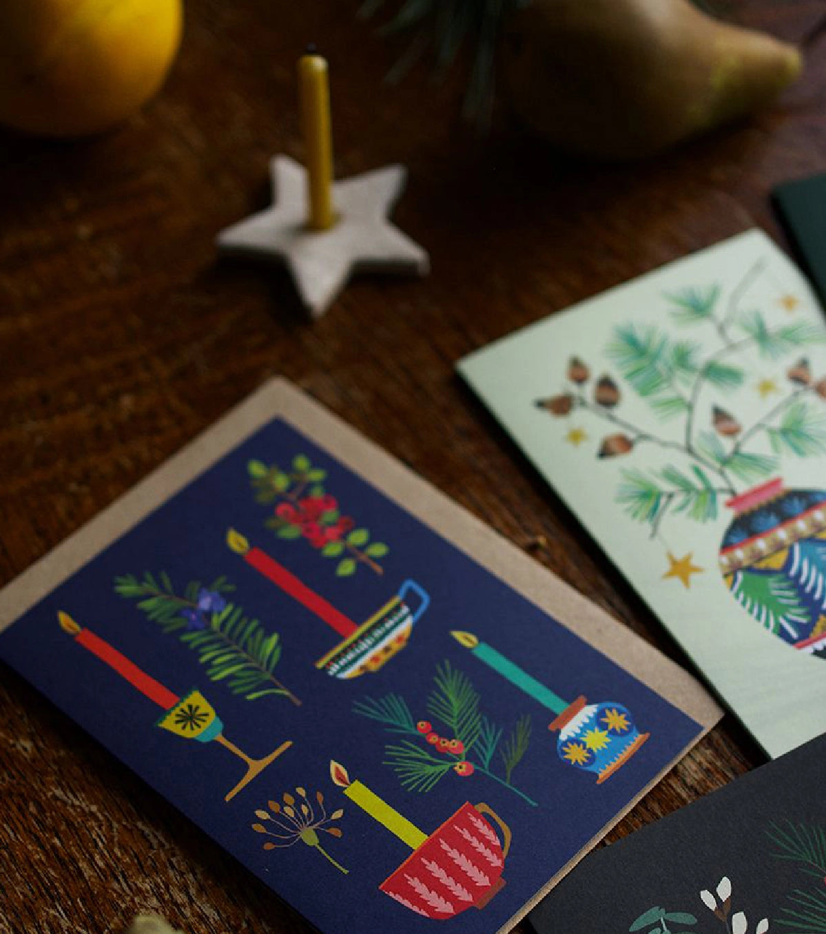 Christmas Greetings Card Pack - Yuletide & Joy