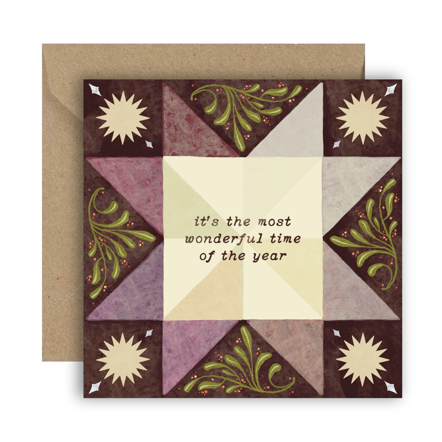 Most Wonderful time Christmas Card - THE BRISTOL ARTISAN