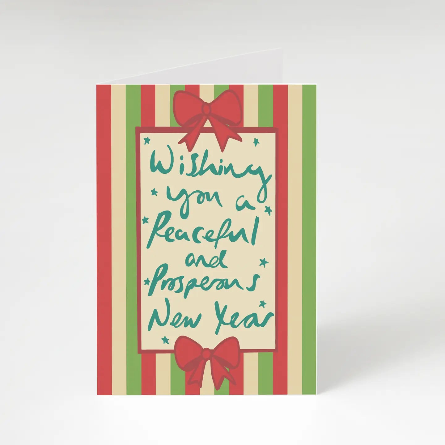 Peaceful and Prosperous New Year Card - THE BRISTOL ARTISAN