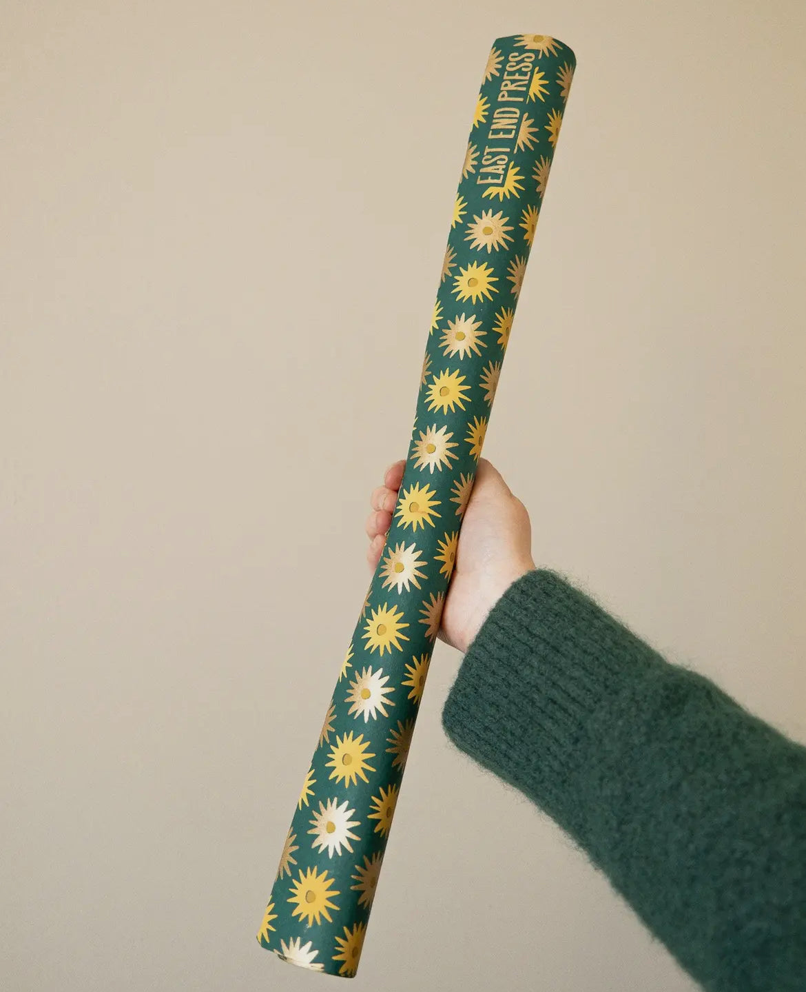 Winter’s Bloom Screen printed Christmas Gift Wrap - THE BRISTOL ARTISAN