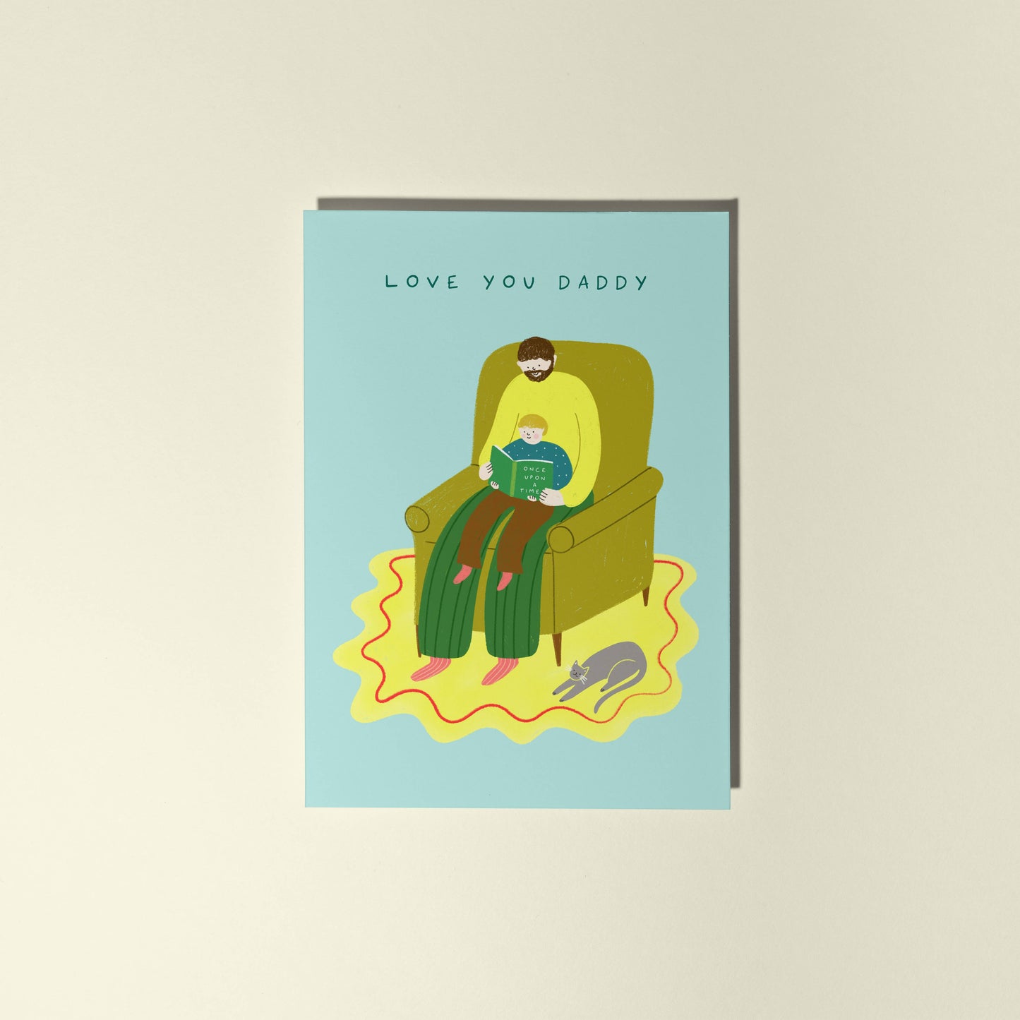 Cosy Reading Father's Day Card - THE BRISTOL ARTISAN