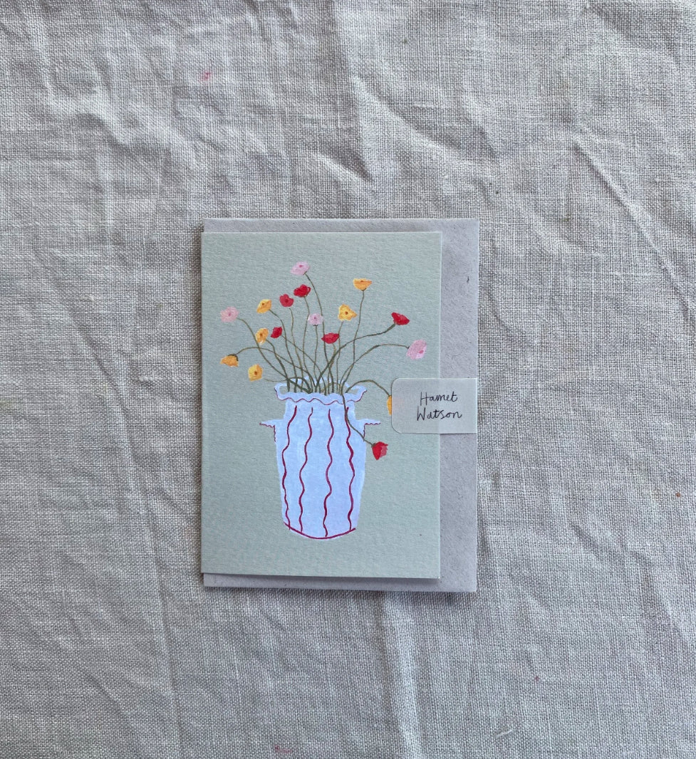 Icelandic Poppies Mini Card - THE BRISTOL ARTISAN