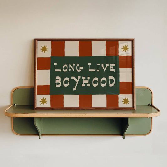 Long Live Boyhood Print - A3