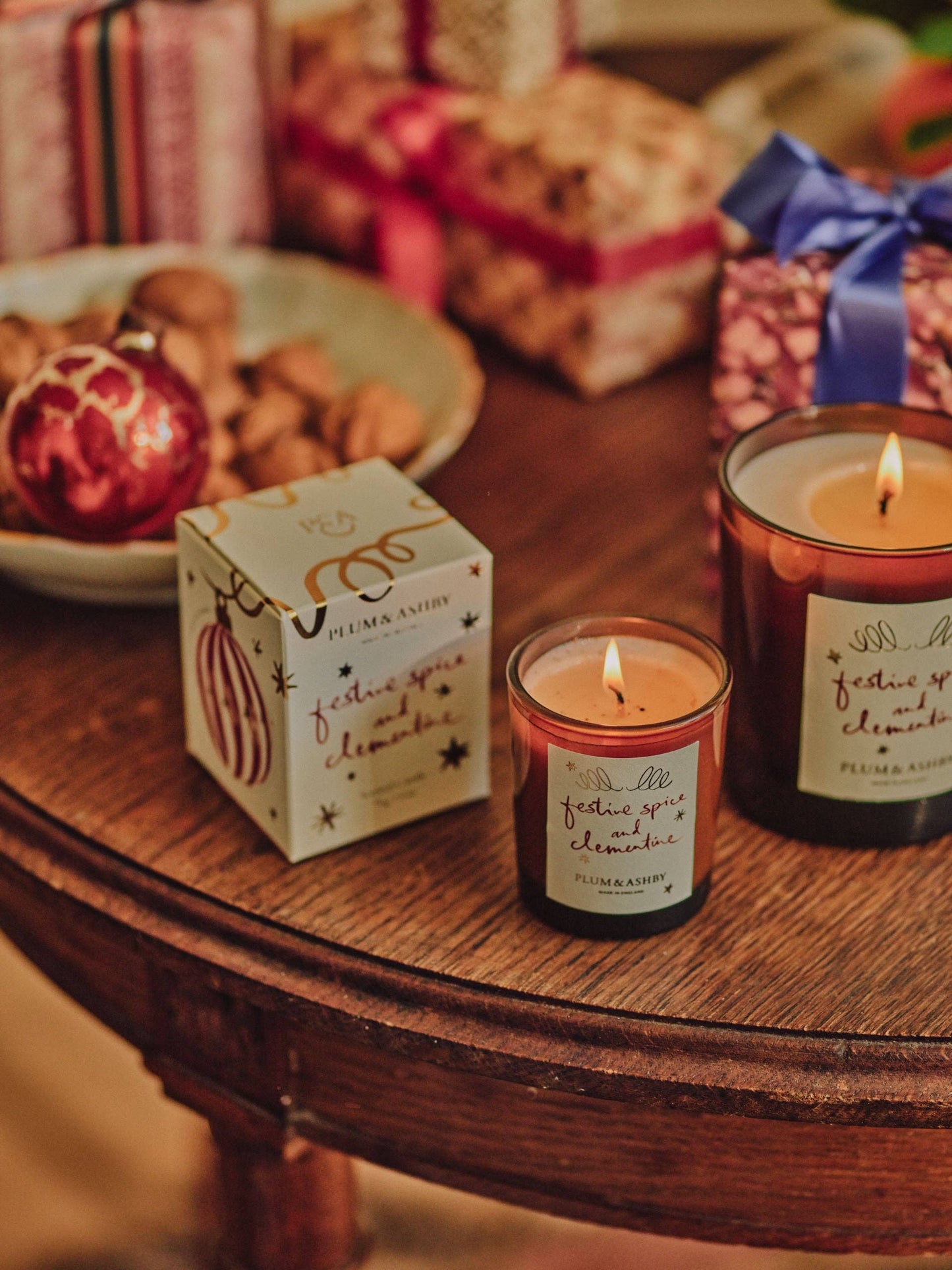 Festive Spice & Clementine Votive 75g