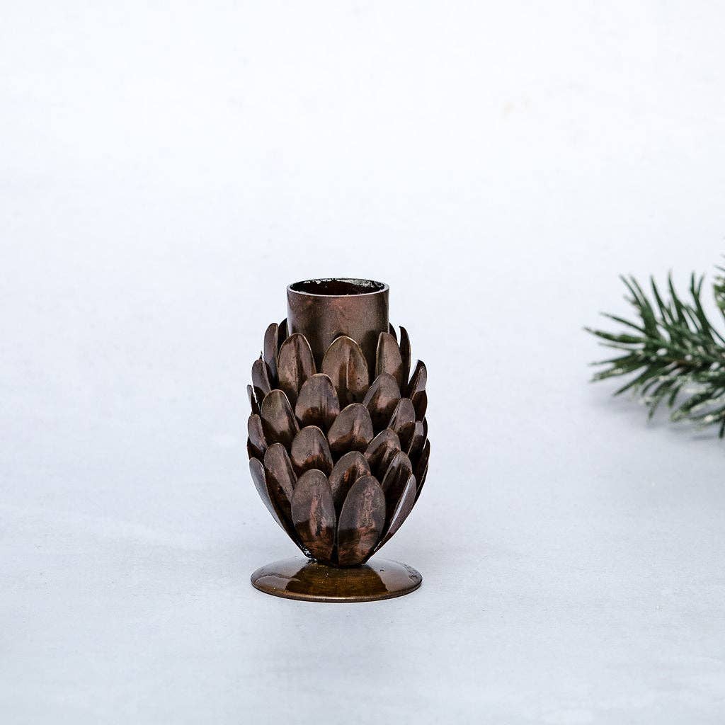 Strobilus Candlestick Holder