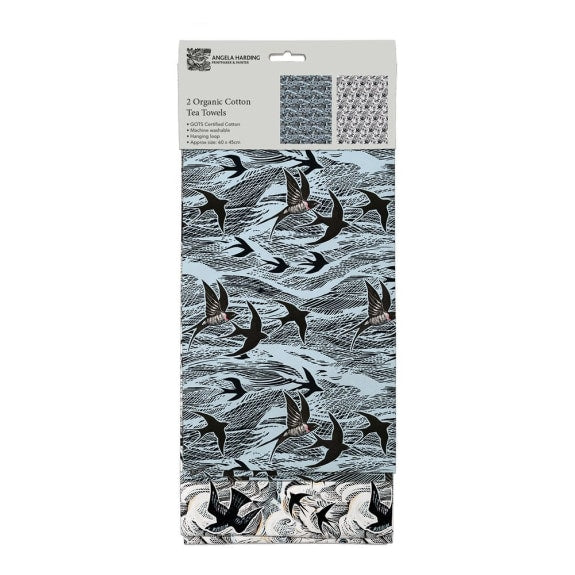Swallows set of two Tea Towels - THE BRISTOL ARTISAN