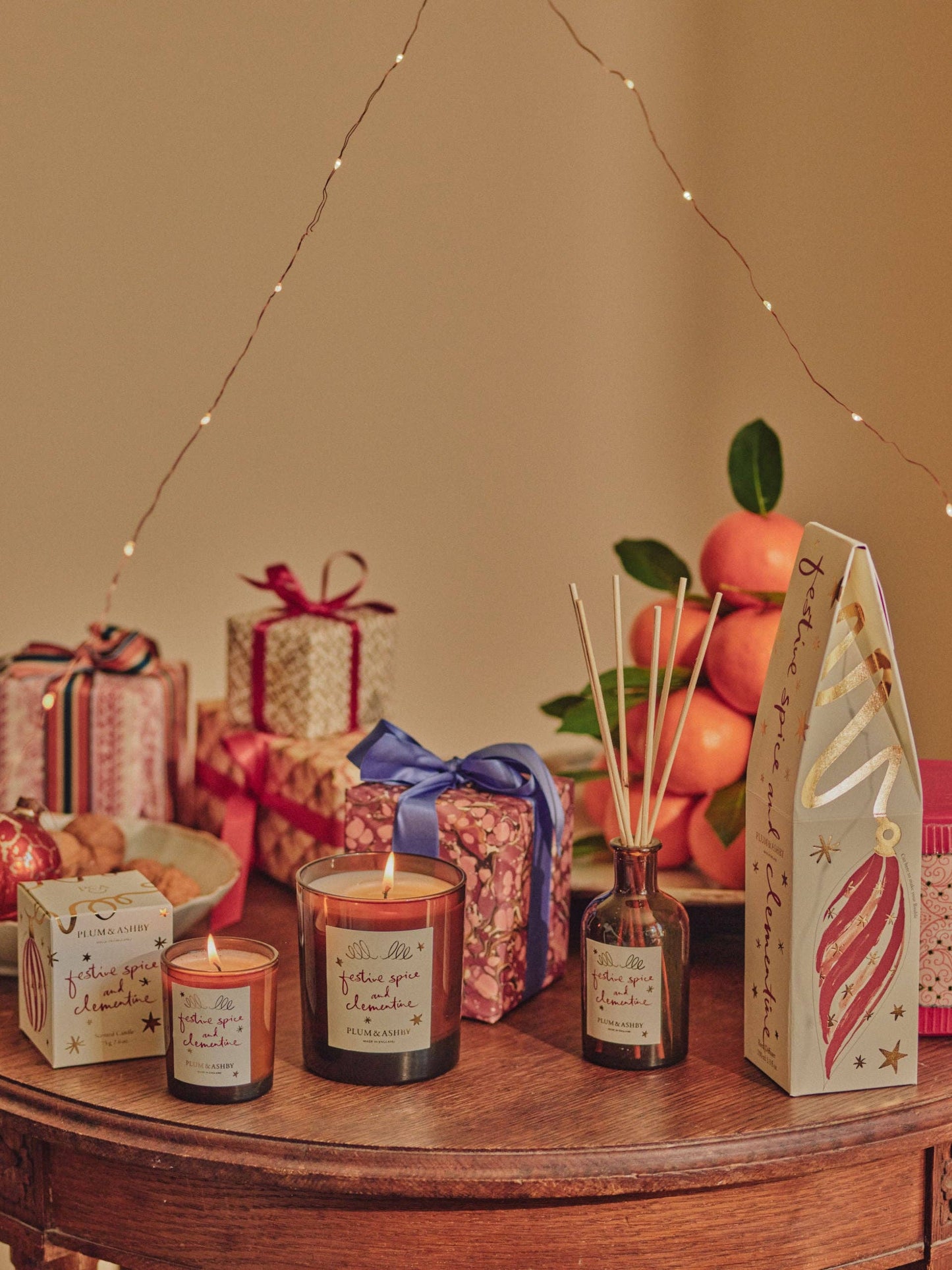 Festive Spice & Clementine Votive 75g