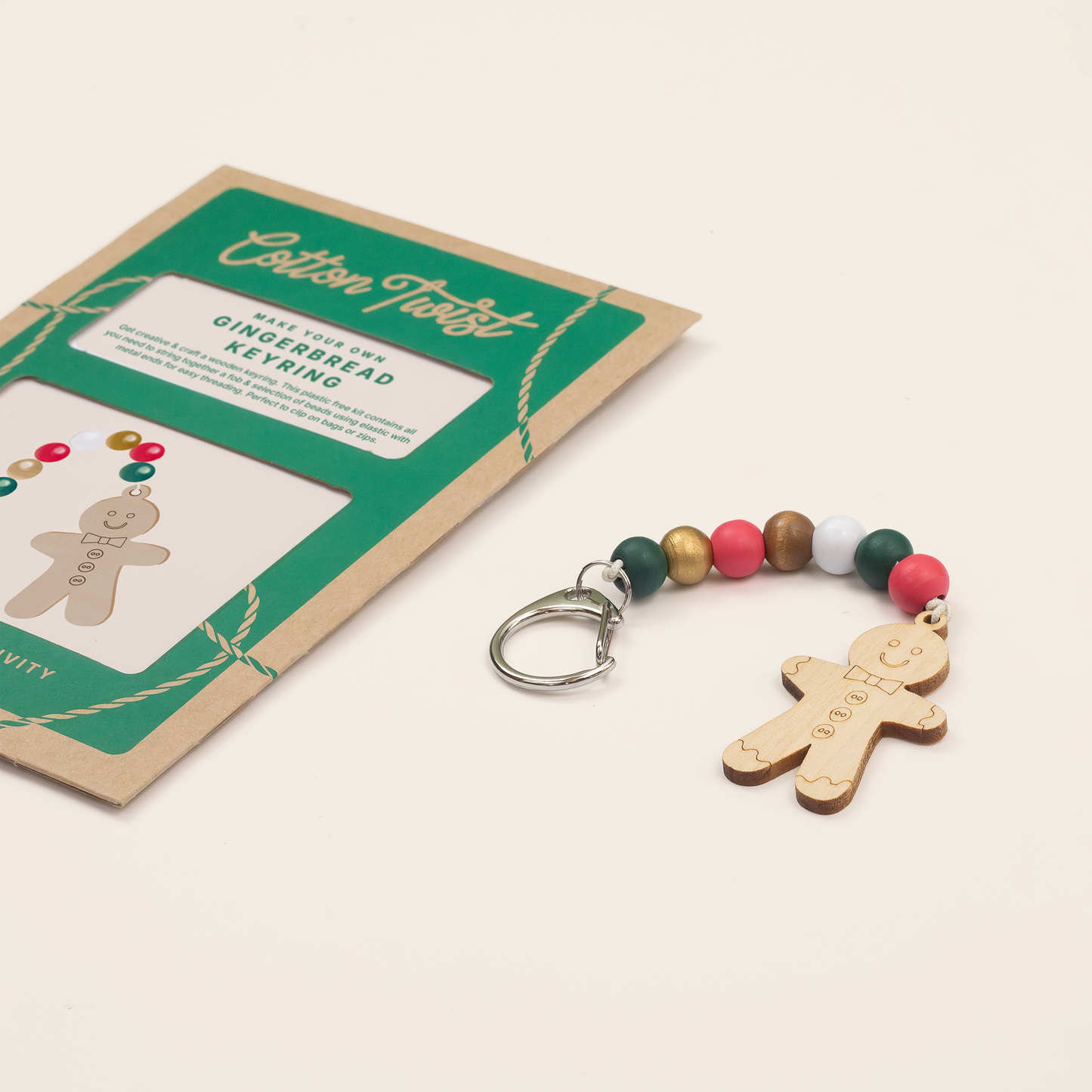 Make Your Own Gingerbread Character Keyring