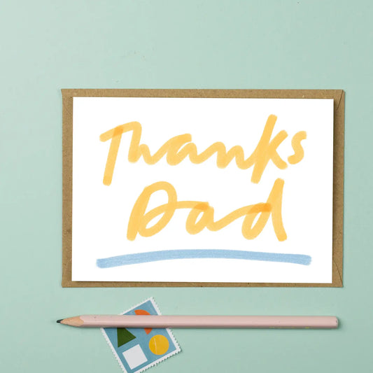 Thanks Dad Card - THE BRISTOL ARTISAN