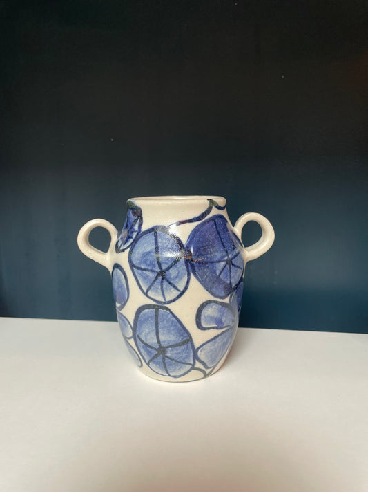 Nasturtium Stoneware Vase
