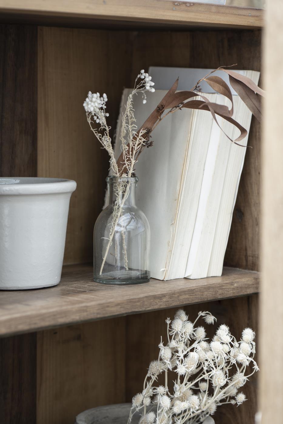 Clear Glass Pharmacy Bottle Vase - THE BRISTOL ARTISAN