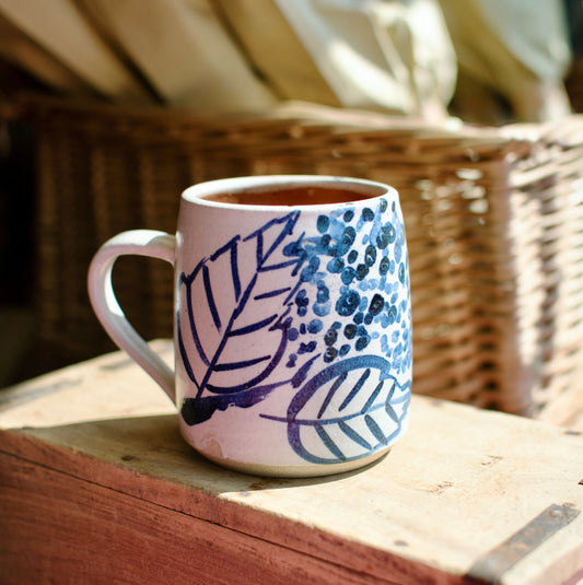 Hydrangea Stoneware Mug - THE BRISTOL ARTISAN