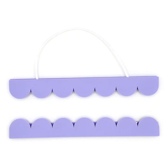A4 Lilac Scalloped Picture / Poster Hanger - THE BRISTOL ARTISAN