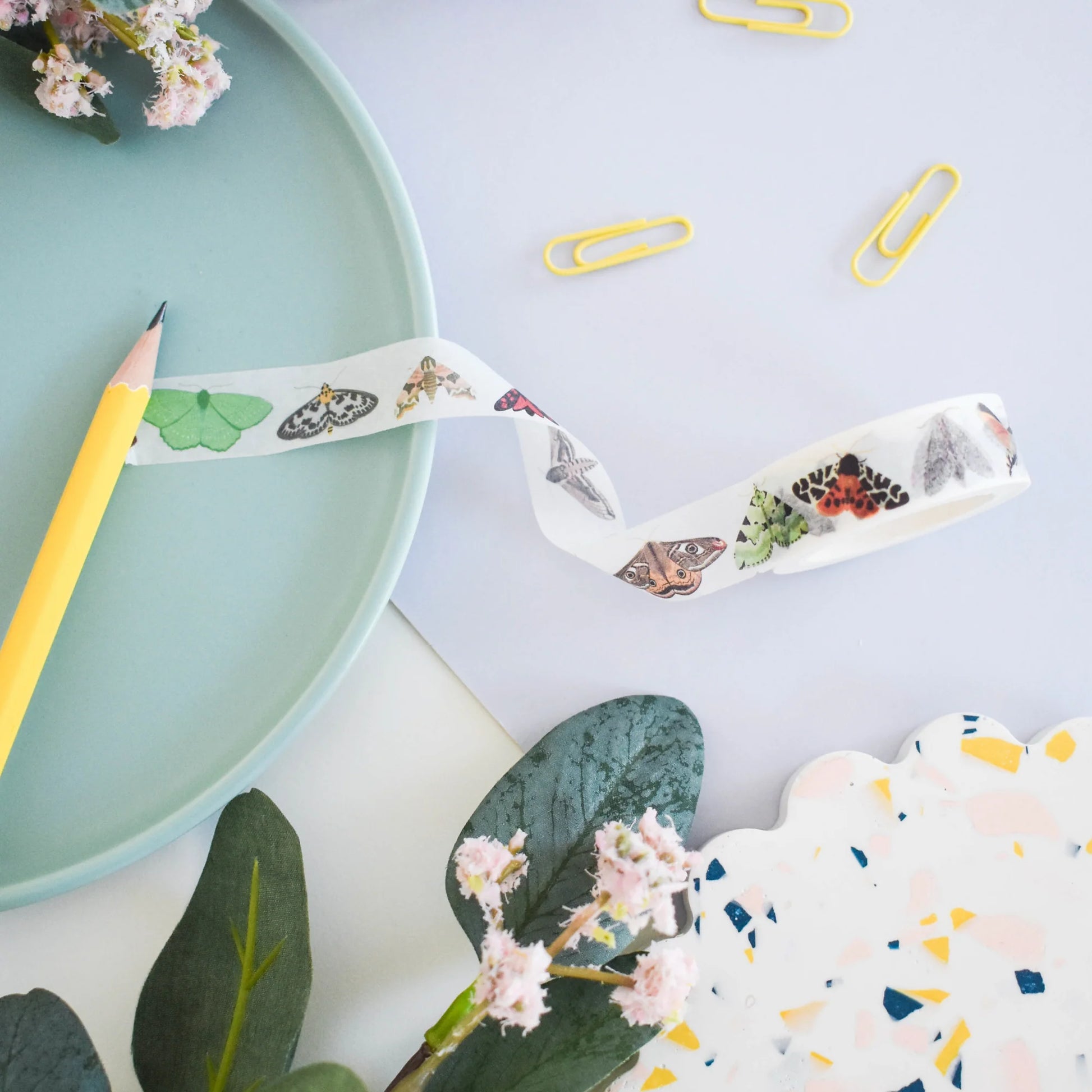 Washi Tape - British Moths - THE BRISTOL ARTISAN