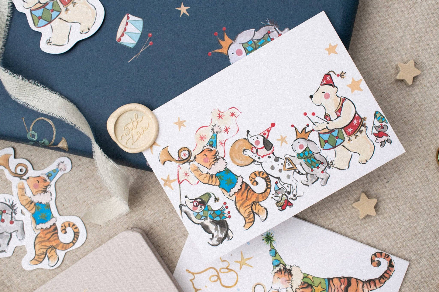 Animal March Card - THE BRISTOL ARTISAN