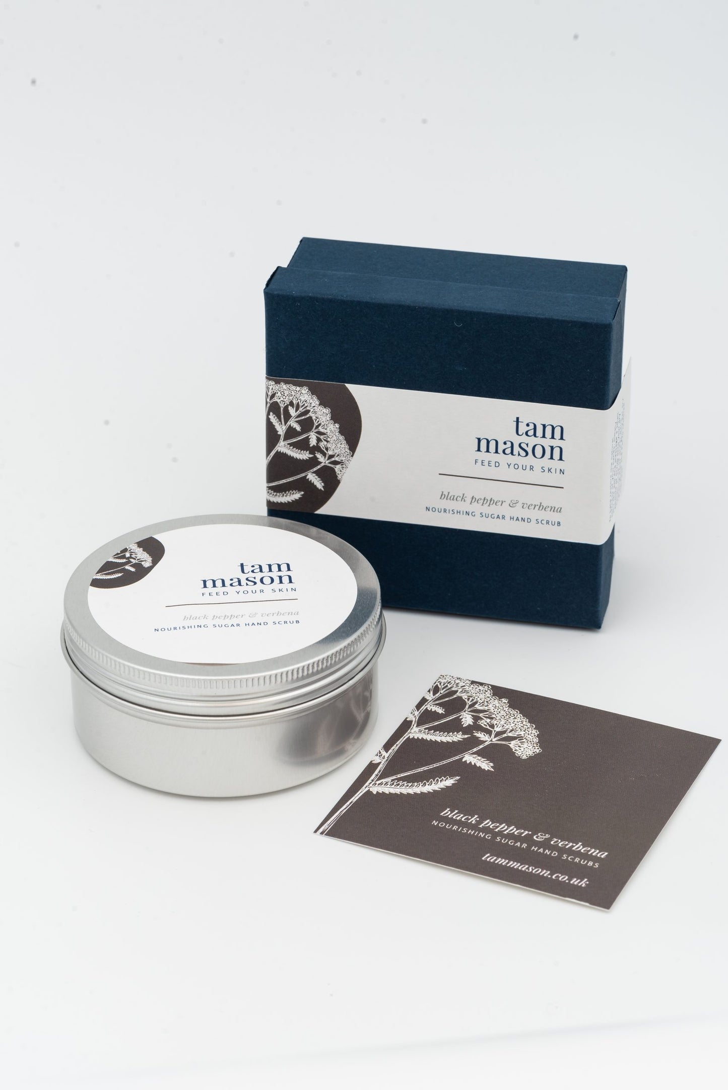 Black Pepper and Verbena Hand Scrub made in Somerset by Tam Mason - THE BRISTOL ARTISAN