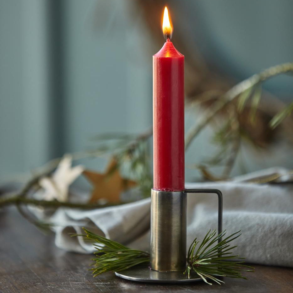 Bundle of Five Candles - Rustic Red - THE BRISTOL ARTISAN