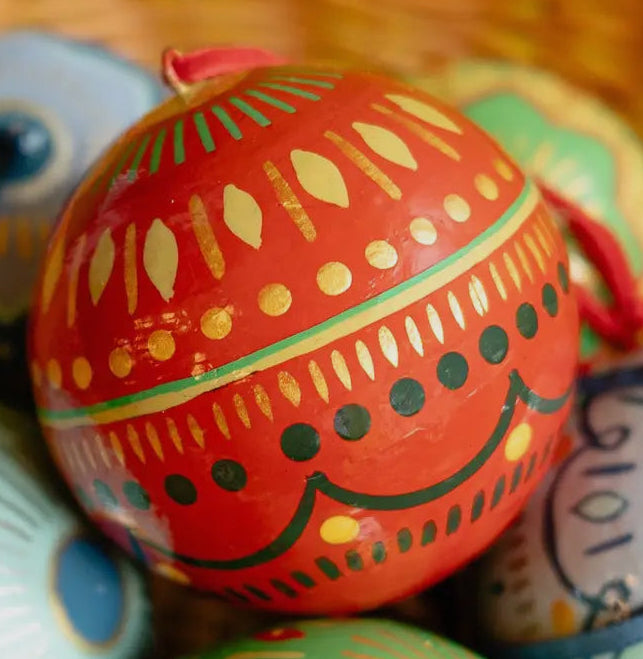 Classic Red Bauble Christmas Decoration - THE BRISTOL ARTISAN