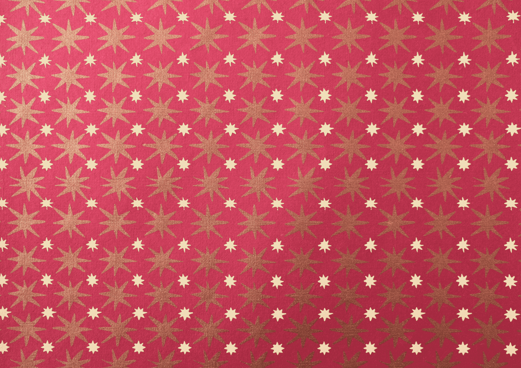 Copper Sky Screen Printed Christmas Gift Wrap - THE BRISTOL ARTISAN