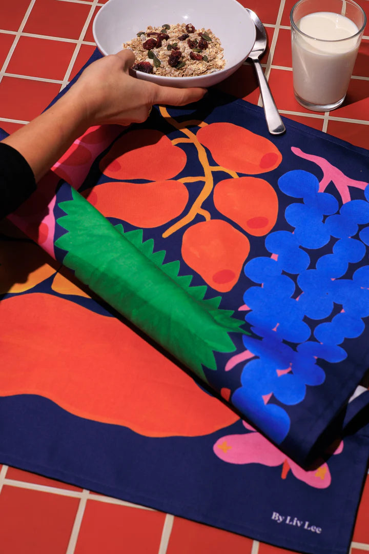 Fruits of the Amazon Tea Towel by Liv Lee - THE BRISTOL ARTISAN