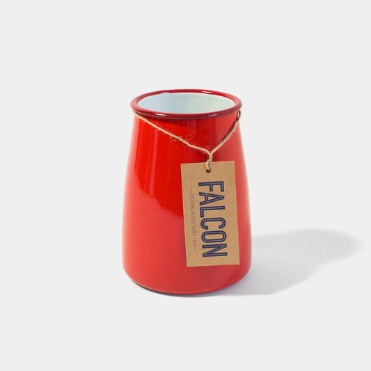Enamel Utensil Pot - Pillarbox Red - THE BRISTOL ARTISAN