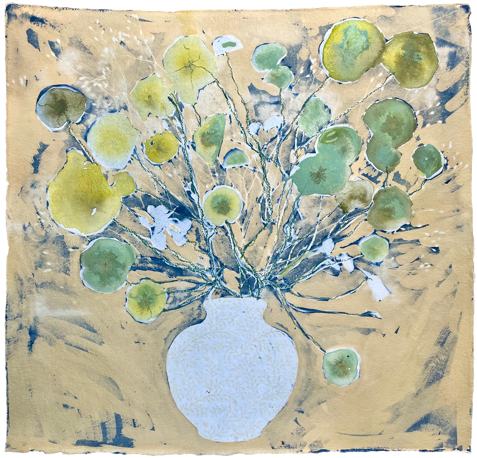 Forgotten Flowers Nasturtiums 1, Original Artwork, 1/1 - THE BRISTOL ARTISAN