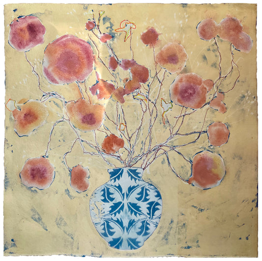 Forgotten Flowers Nasturtiums ll, Original Artwork, 1/1 - THE BRISTOL ARTISAN
