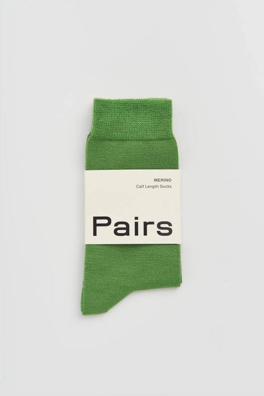 Grass Green Merino Socks - THE BRISTOL ARTISAN