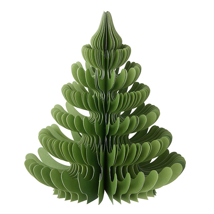 Honeycomb Paper Tree, Forest Green - 22cm - THE BRISTOL ARTISAN