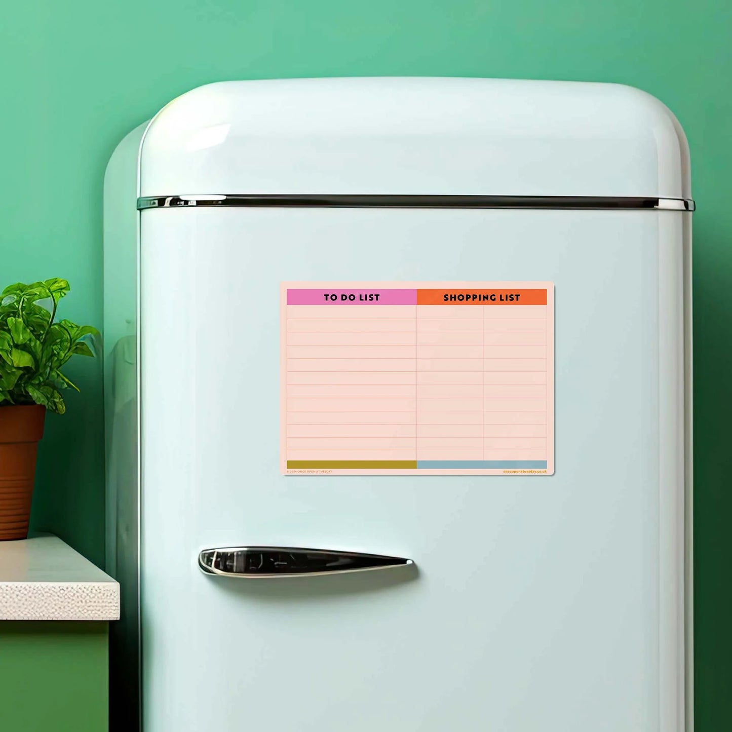 A4 Magnetic Shopping List & To Do List - THE BRISTOL ARTISAN