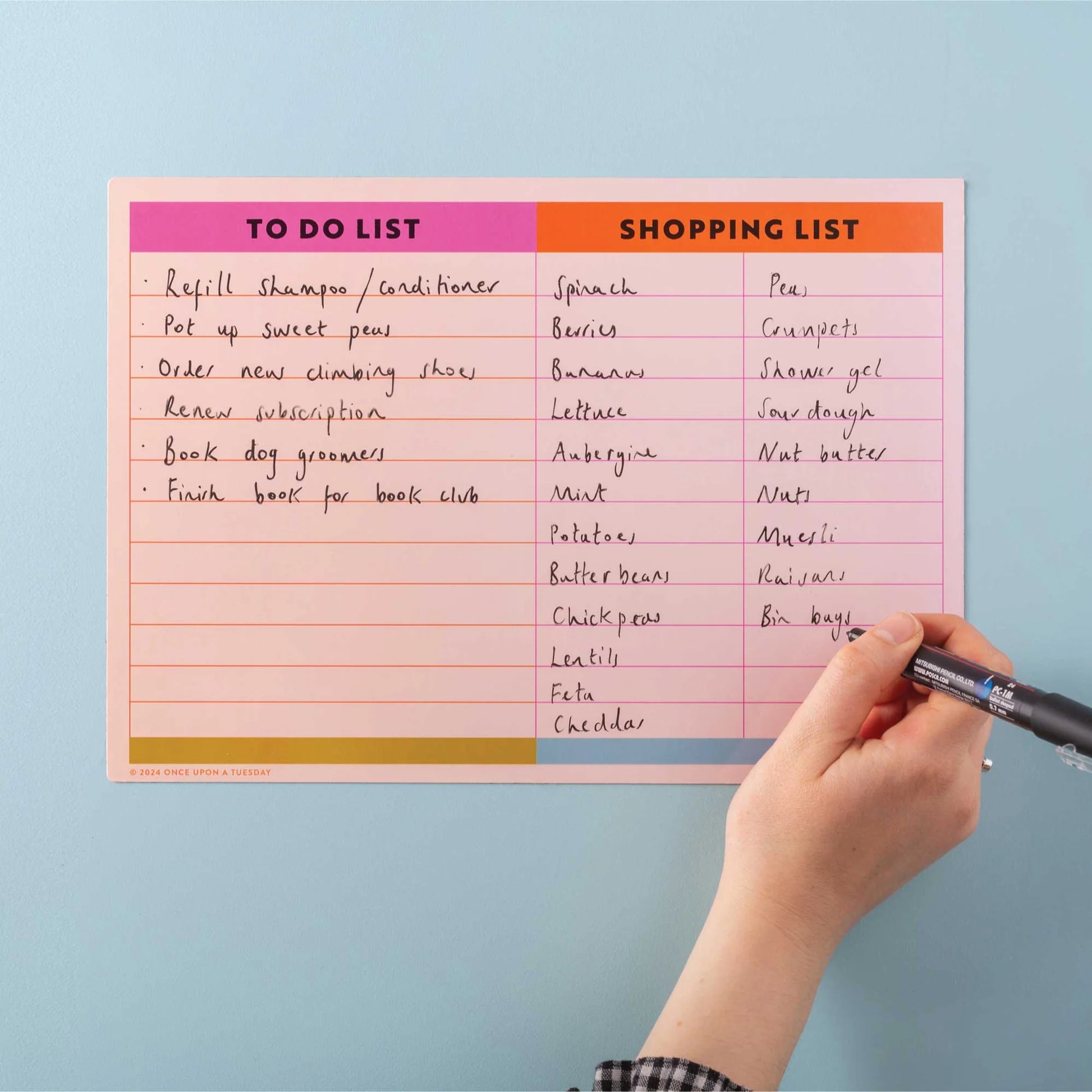 A4 Magnetic Shopping List & To Do List - THE BRISTOL ARTISAN