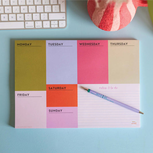 A4 Weekly Planner Pad - THE BRISTOL ARTISAN