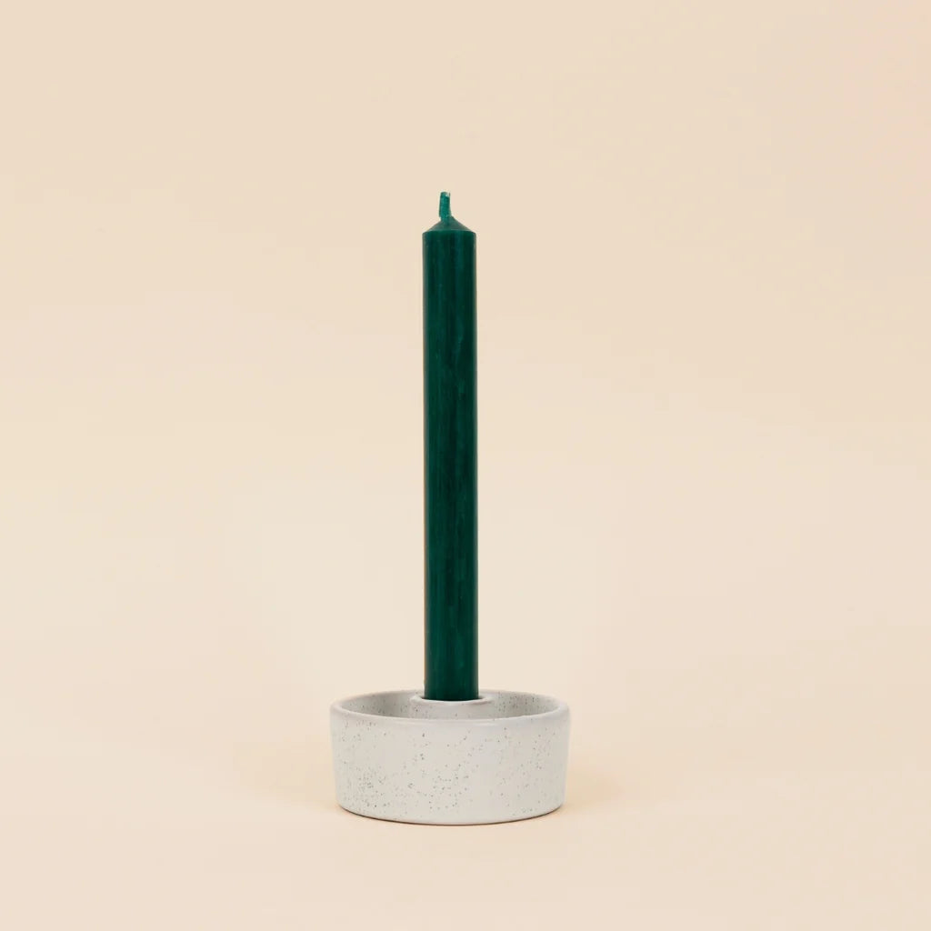 Small Dinner Candle - Woodland Green - THE BRISTOL ARTISAN