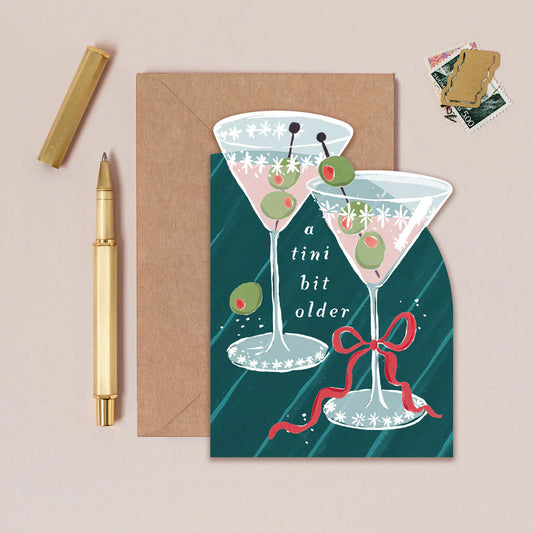 A Tiny Bit Older Birthday Card - THE BRISTOL ARTISAN
