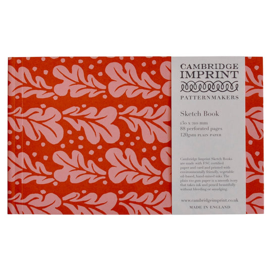 Softback Sketchbook - Quercus Pomegranate - THE BRISTOL ARTISAN