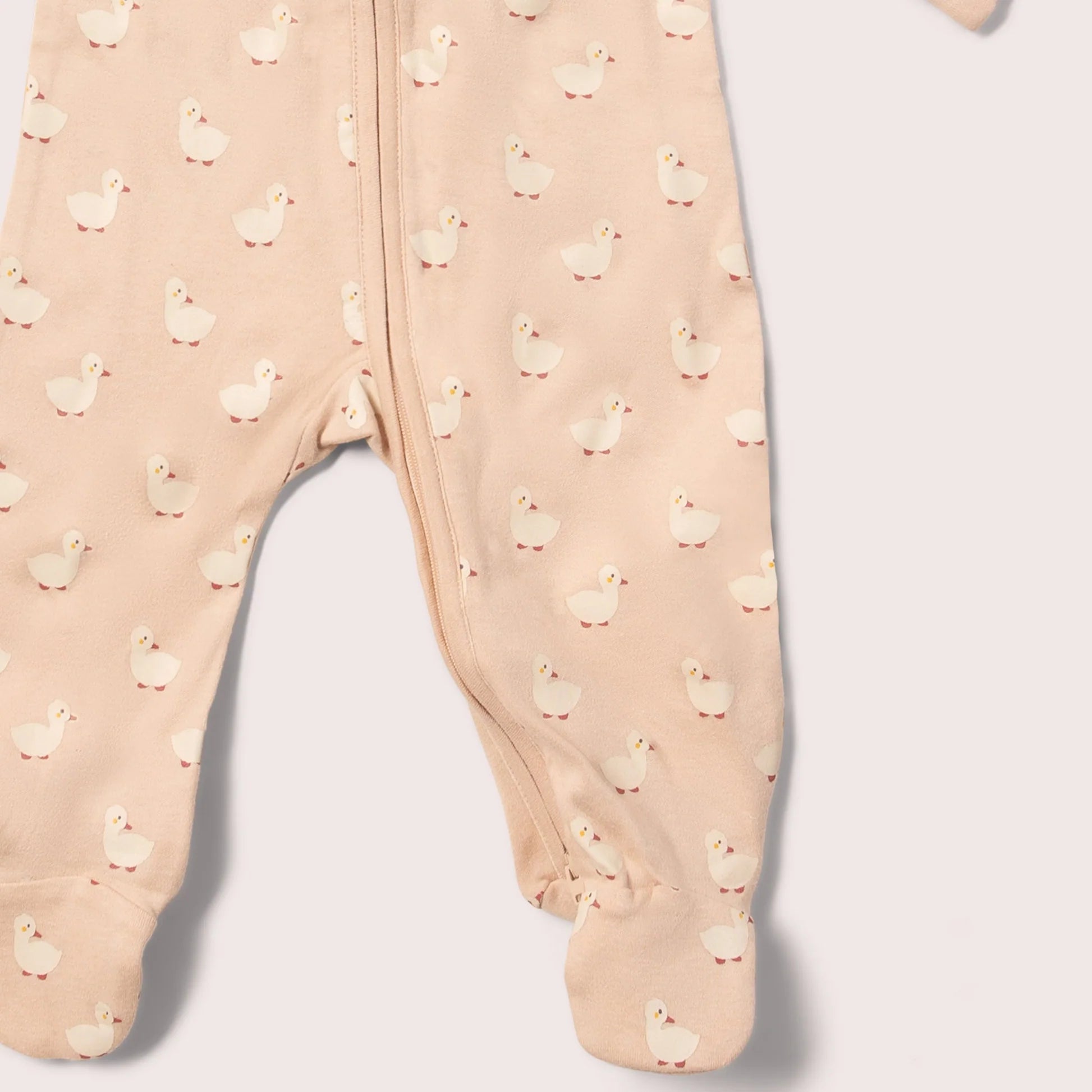 Puddle Ducks Zip Organic Babygrow - THE BRISTOL ARTISAN