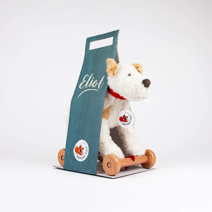 Eliot Dog Pull Along Soft Toy - Medium - THE BRISTOL ARTISAN