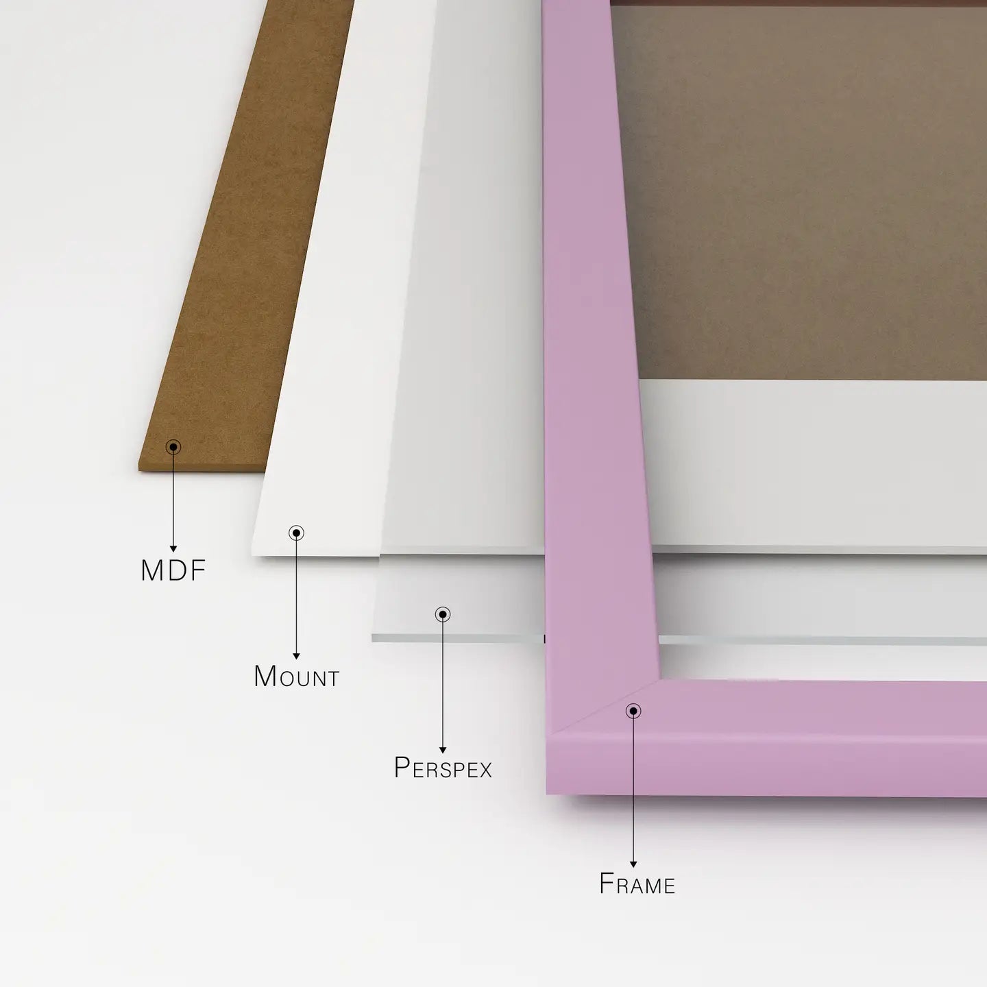 A4 Picture Frame - Lilac - THE BRISTOL ARTISAN